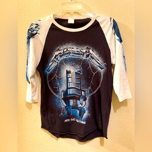 Madeworn Metallica baseball tee.